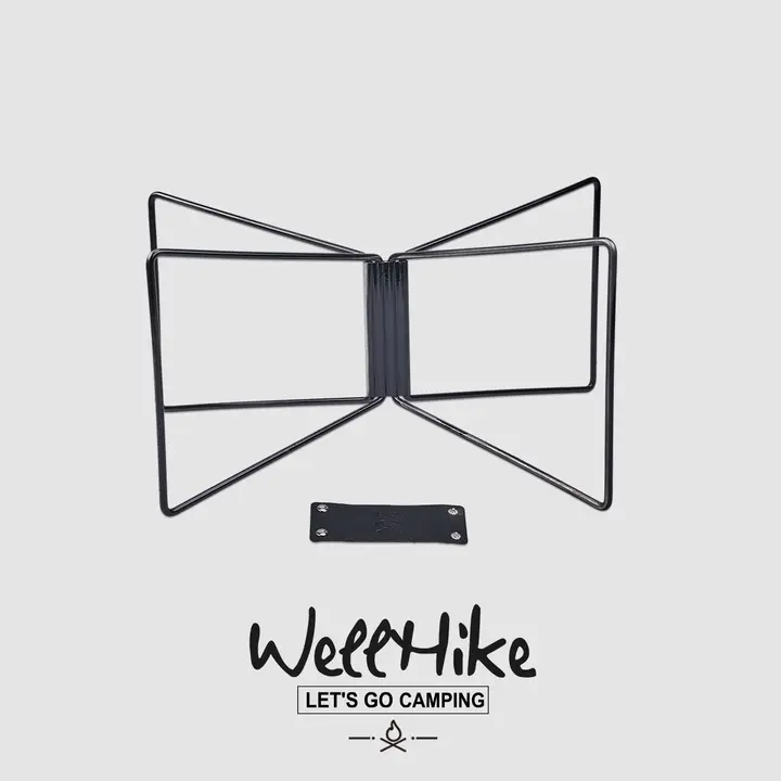 WELLHIKE アウトドア用アルミ箱スタンド【30/50L対応・大容量・折りたたみ・キャンプ用】