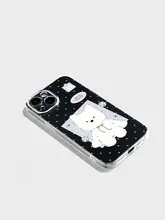 かわいい犬デザインのiPhoneケース【透明・モフモフ・女の子向け】