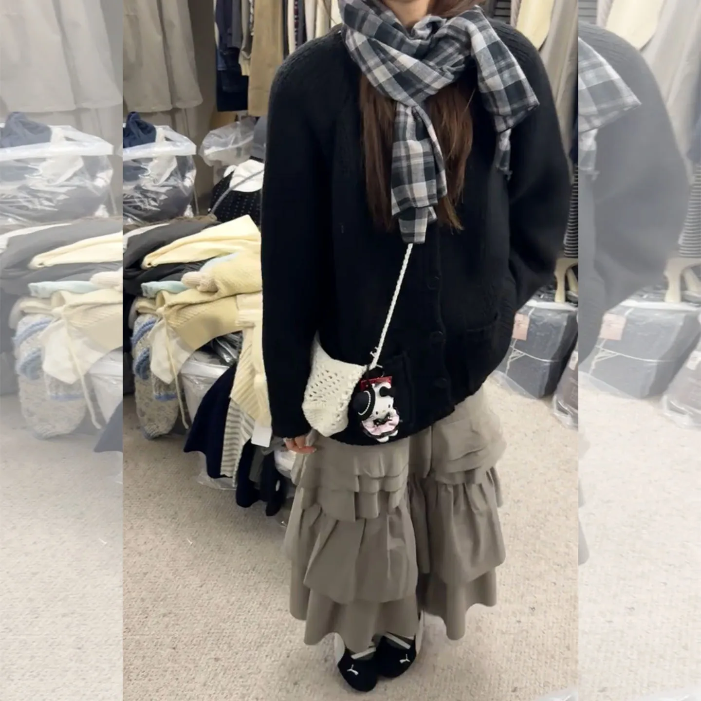 10月中ばに着る服装はどう選ぶ？黒と  カーキのバランスが決める秋のスタイル