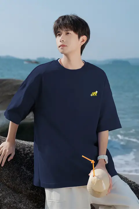 極上の柔らかさ 天然素材使用 メンズショートTシャツ【フィット・夏用・半袖】