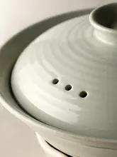 九土 陶器製 浅型土鍋【ご家庭用・煲仔飯・明火対応・煮込み・お粥用】