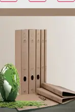 ファイルフォルダー 快労クリップ A4 二穴 厚手 整理 保管 穴開け可能 着脱可能