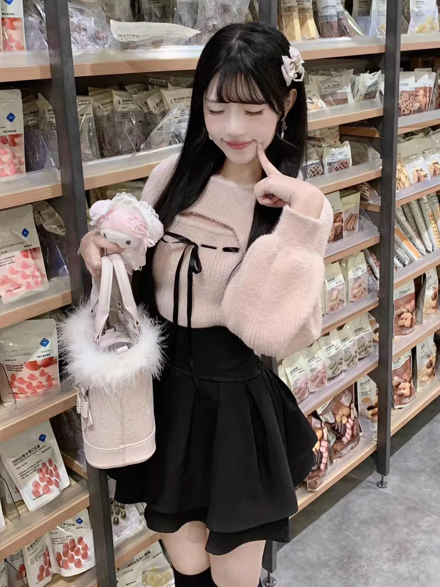 ニット レイヤードを失敗させないための1つの秘密は？
