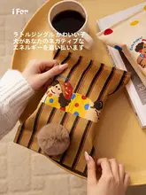 アンティークスタイルの高級ティッシュボックス【リビング・寝室・車載用・ファブリック製】