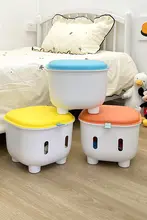 収納型 子供用おもちゃ収納ベンチ【多機能・クッション付き・椅子としても使用可】