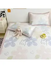 夏季用 極上の柔らかさ冷感ベッドマット【洗濯機洗い可・一人用・エアコン対応】（セットアップ対応）