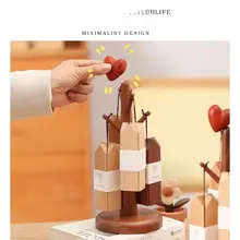 折りたたみ式 木製コースター【熱保護  ・ダイニングテーブル用・家庭用】