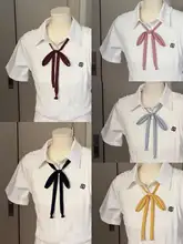 無地の蝶ネクタイ【JKスタイル・チェック柄シャツ・ドット柄・長柄】