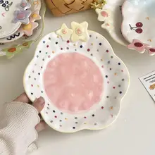 猫用陶器製食器【大口径・安定性抜群・水と食事用】