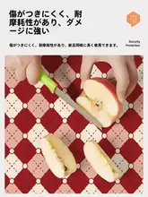 赤いシリコン製のテーブルマット【防水・油汚れ防止・洗浄不要・断熱効果】