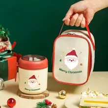 クリエイティブな女性用朝食カップ【カバー＆スプーン付・牛乳保温機能】