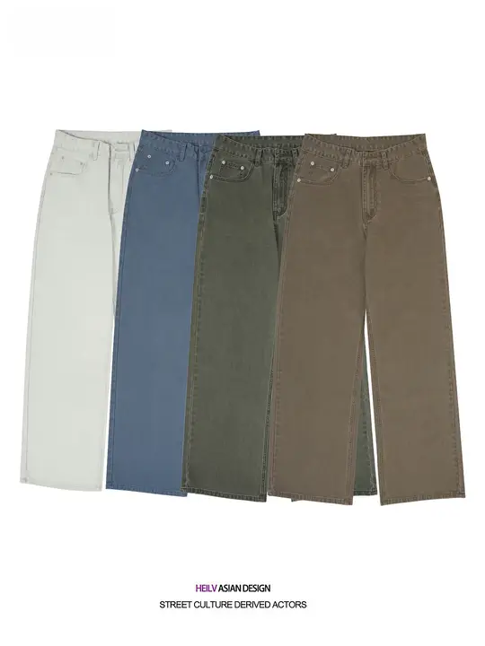 シンプルで使い勝手抜群なデニムパンツ【ユニセックス・ストレート・カジュアル】