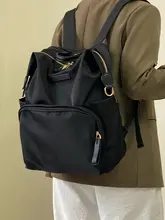 大容量リュックサック【旅行用・ナイロン製・通勤対応・二層式ノートパソコン用】（セットアップ対応）