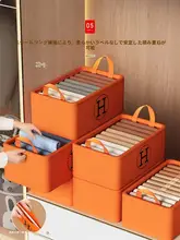 収納力抜群の二段式衣類収納ボックス【通気性・防湿・折りたたみ可能・強化スチールリング内蔵】