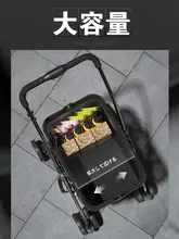 bello 折りたたみ式ペット用手押しカート【軽量・犬猫用・ショッピングカートとしても使用可】