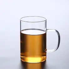ガラスカップ お茶のカップ オフィス 用 家庭 用 耐熱 透明