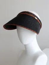 空頂ヘアバンドキャップ レディース 夏 きめ細かな麦わら編み 高級 日除け 防晒 風格のある麦わら帽子