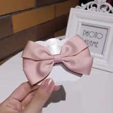 韓国のリボンヘアピン甘いレトロ