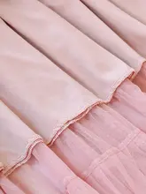優雅なデザインのチュールスカート【Aライン・ロング丈・春秋用】