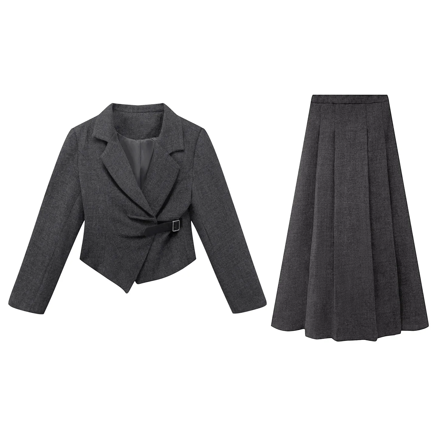 明日の服装を大阪で決めるには？通勤風のジャケットとスカートセットが解決する3つの理由