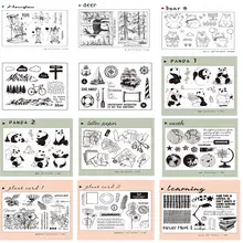 DIY透明スタンプ【シリコン製・学生向け・手帳用デザイン】