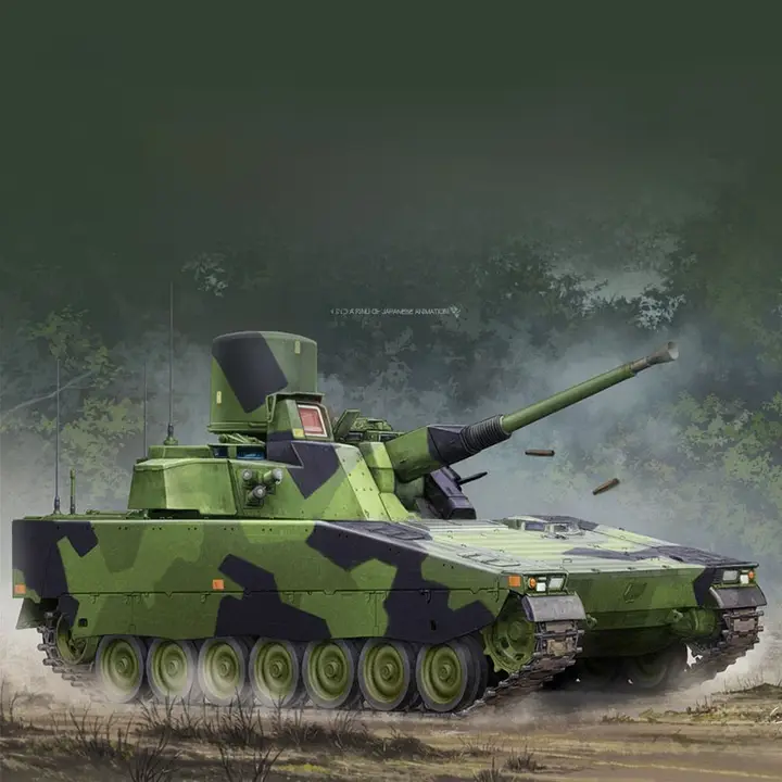 モデル組み立てキット 自走高射砲【スウェーデン製・LvKv90・一部組み立て】