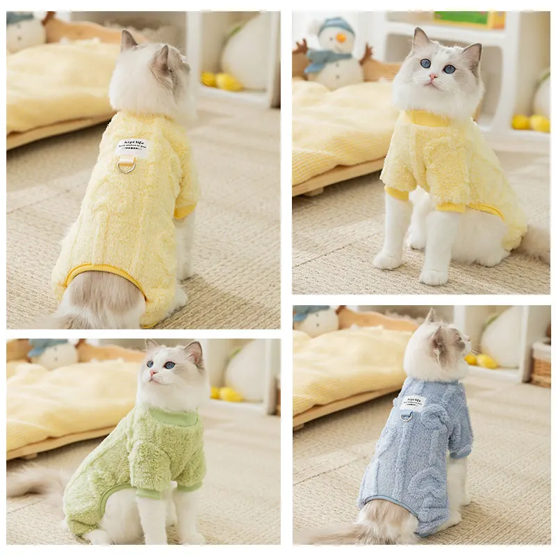 hipidog 猫用秋冬着衣：一人暮らし向けの防毛・保暖型四脚衣の実用性解析