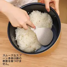 吸盤式耐熱飯盛りスプーン【立てて使える・食品グレード・台所用】