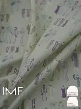 西塘風景デザインの長綿生地【幅広・極上の柔らかさ】