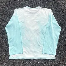 ユニセックス長袖Tシャツ【ヴィンテージ風・ダメージ加工・春秋用・パンクスタイル】（セットアップ対応）