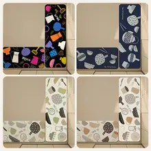 吸水性に優れたキッチンマット【防油・防滑・汚れにくい・長条タイプ】