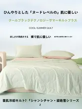 涼感マットレス用薄掛け布団【アイスシルク・夏用・洗濯機対応】