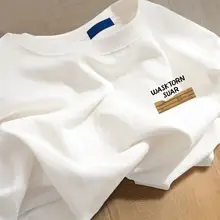 純綿半袖Tシャツ【男女兼用・ゆったりシルエット・スポーツ用・国潮スタイル】