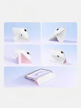 SmartDevil iPad Air用 保護ケース【透明アクリル・非対称デザイン・Apple Pencilスロット付き】