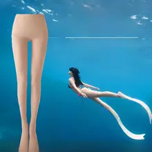 防晒ロングソックス【UPF50+・女性用・水中活動対応・快適なフィット感】