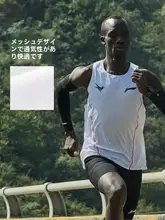 LINING マラソン用ランニングタンクトップ【男性用・通気性・速乾性】