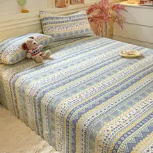厚手の粗布シーツ【シングルサイズ・綿麻素材・寝具用】（セットアップ対応）