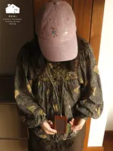 可愛いリスとクマのデザイン！スウェード風首掛け小銭入れ【カジュアル・携帯用】
