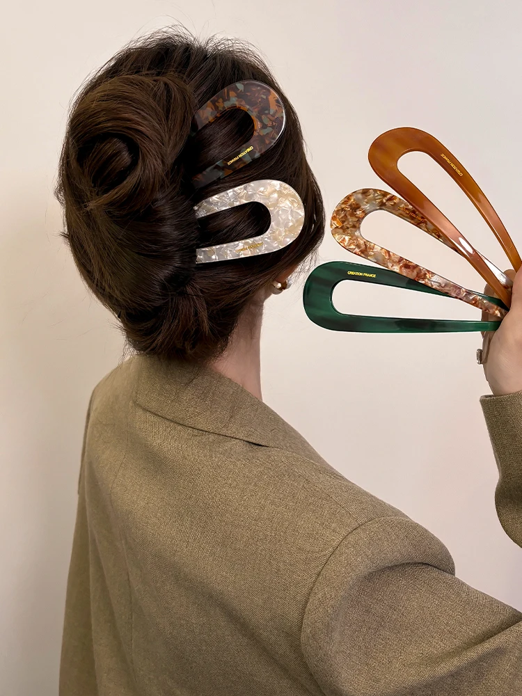 酢酸製U字型ヘアピン：不器用でも簡単なワンサイドヘア留め方の実用ガイド
