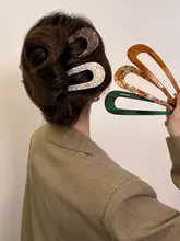 高級感ある酢酸製U字型ヘアピン  【新中式・日常使い・簡単アップスタイル】