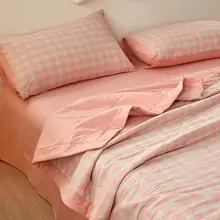 全棉ニット空調用夏用薄掛け布団【ダブルサイズ・洗濯可能・家庭用】