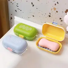 旅行用携帯石鹸ケース【密閉・水切り機能付き・防漏防水】