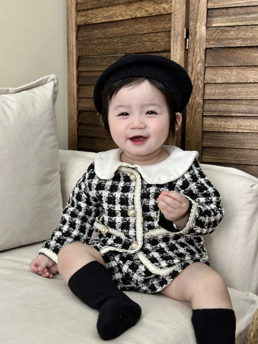 5ヶ月赤ちゃん服サイズ：チェック柄セットアップの実用性と選び方