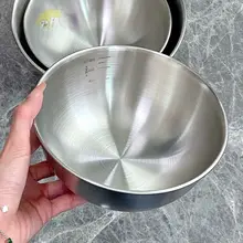 食品級ステンレス製 洗浄用ボウル【サラダや調理用・直辺デザイン】