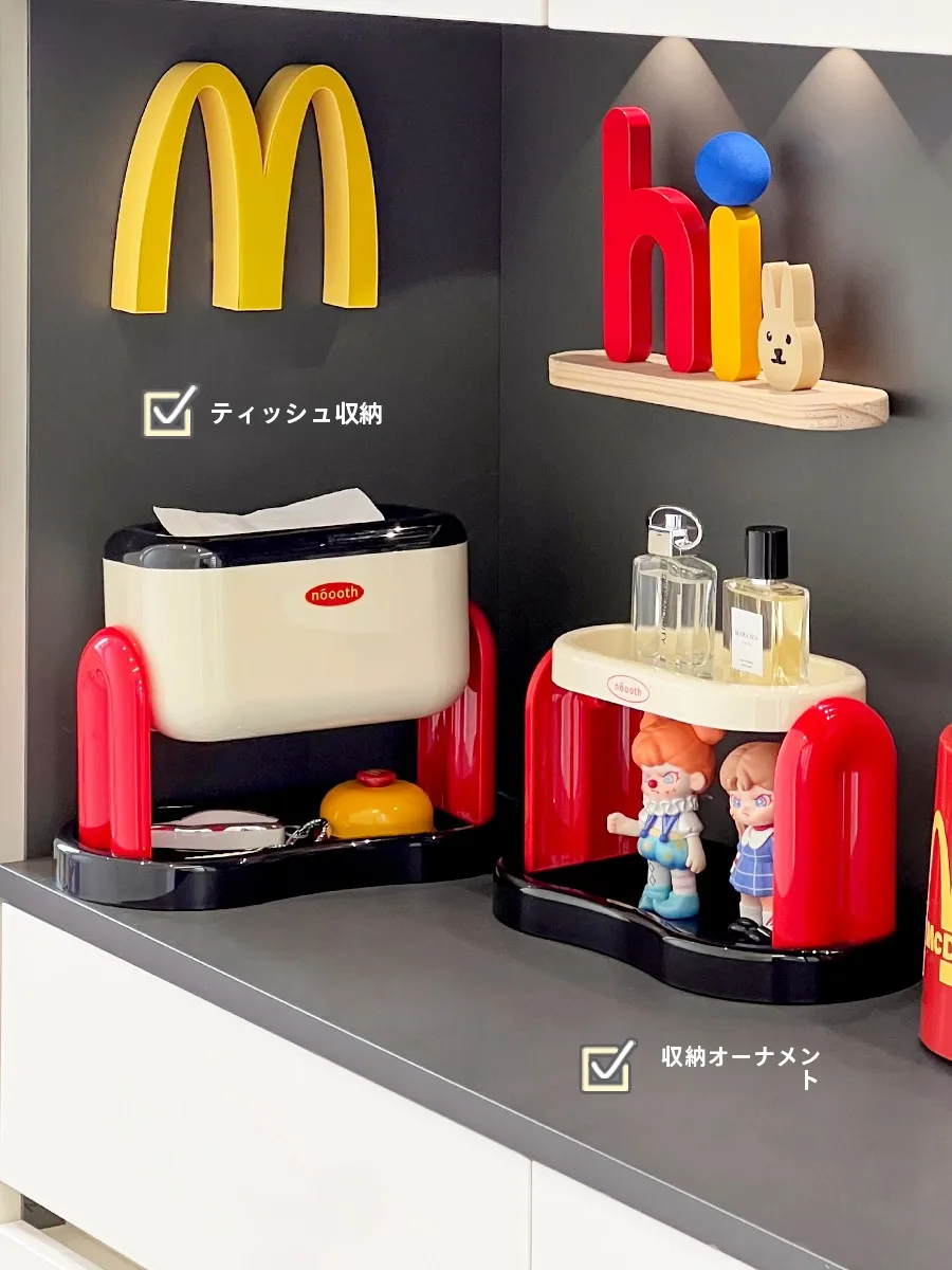 かわいい玄関用香水台：奶油風二段トレイの実用性と設置ガイド