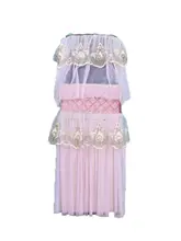 ドリンクディスペンサー用防塵カバー【レース素材・2点セット・欧風デザイン】