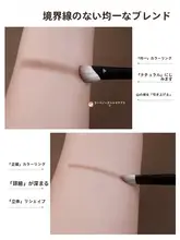 ノーズシャドーブラシ コントゥアブラシ 鎌型 雪狐毛 羊毛 ぼかし コンパクト メイクブラシ Z08 Z25