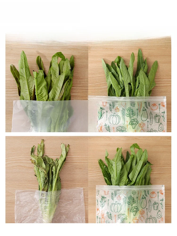 米糠製果物・野菜保存袋：冷蔵庫用自封式食品収納の実用性と耐久性解析