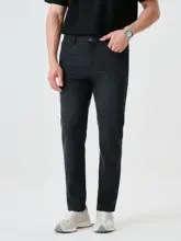 JSSD HOMME メンズ 春用 微ストレッチデニムパンツ【ミドルウエスト・ビジネスカジュアル・ストレート】