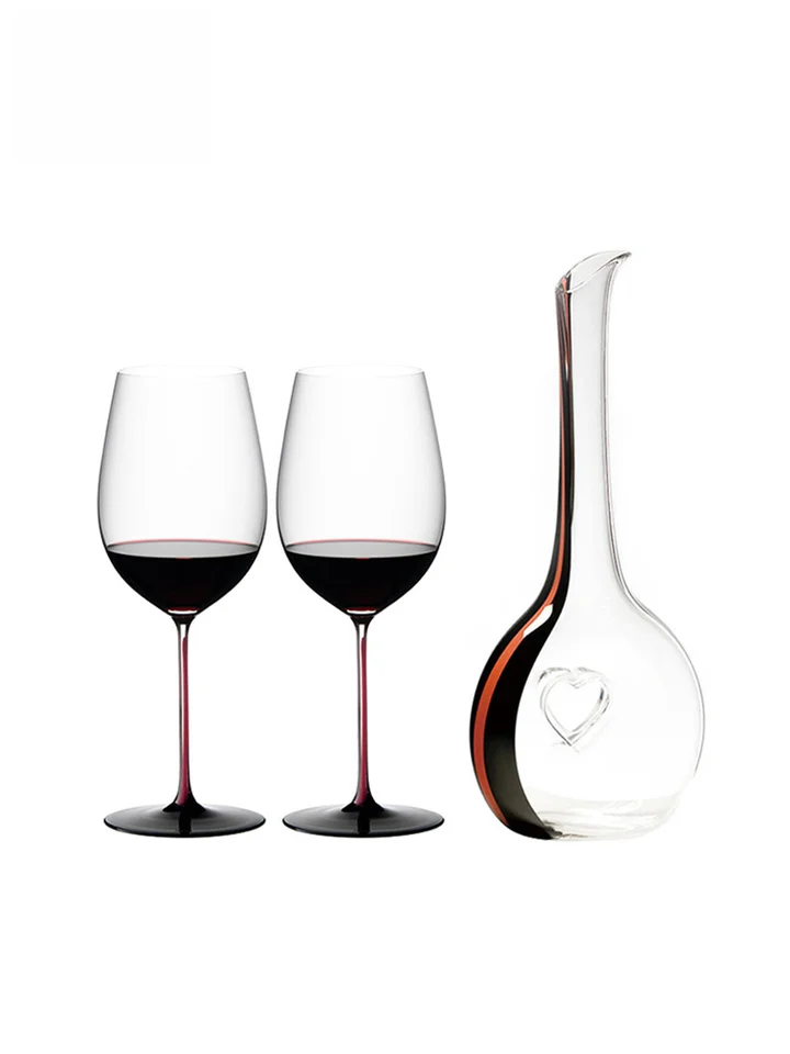 クリスタルデキャンタ 赤ワイン 用 ギフト 手吹き 軽 Luxury